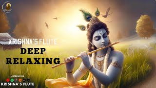 Krishna Flute  Deep Relaxing Music  Sleep Music  Meditation Music Study Calming Music [upl. by Rotkiv31]