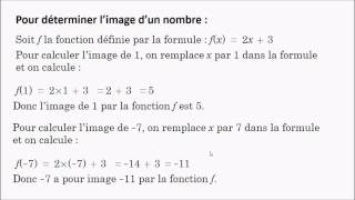 Niveau 3ème  Fonction et formule [upl. by Ethelind251]