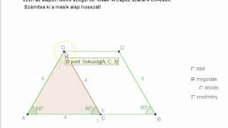 Trapéz egyik oldalának kiszámítása [upl. by Demha276]