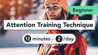 Attention Training Technique ATT in Metacognitive Therapy Beginner 11 [upl. by Rebmat769]