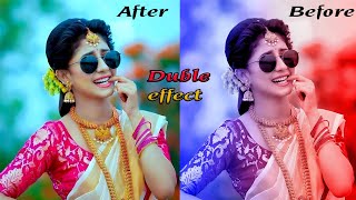 Photoshop cs3 me dual light Effect l in hindi l Dual Lighting Effect with Just 2 Layers photoshop [upl. by Epul]