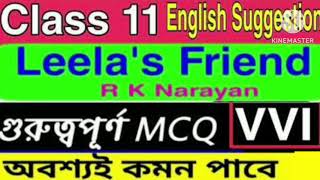 suggestion of MCQ on Leelas friend for the year 2024for classXl common guaranteedbmsir [upl. by Lerual774]