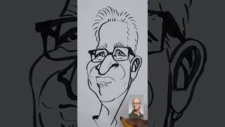 How to draw a Caricature  caricatureartist drawing doodle [upl. by Renae]