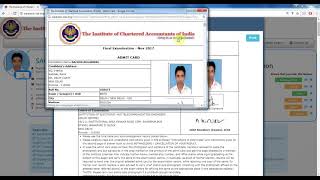 How to Download CA IPCC amp Final Admit Card Nov 2019 [upl. by Suivatra527]