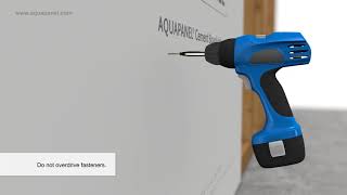 Installation and Finishing of Knauf AQUAPANEL® Cement Board Indoor for DIY UK amp Ireland [upl. by Ybbil]