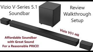 Vizio VSeries 51 Soundbar  Review  Walkthrough  Setup  Dec 2020 [upl. by Kessia]