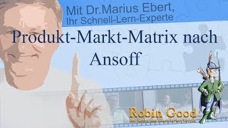 ProduktMarktMatrix nach Ansoff [upl. by Vinna]