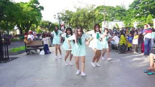 KPOP IN PUBLIC GFRIEND 여자친구 Love Whisper귀를기울이면 by AURALIZE 아우라라이즈 at MalioboroJogjakarta [upl. by Pernas]