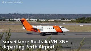 Surveillance AustraliaCobham Aviation VHXNE departing Perth Airport [upl. by Georgeanne990]