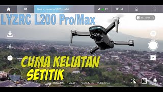 Cek Ketinggian Maksimal Drone LYZRC L200 Pro [upl. by Melonie]