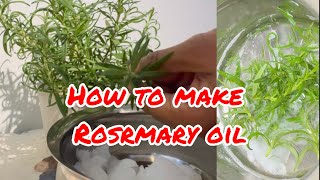 Rosemary oil for hair rosh rosemary hairoil [upl. by Nylisoj]