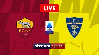 ▶ ROMA 21 LECCE  Serie A TIM 11ª Giornata 051123  Diretta Partita Live Streaming [upl. by Meehyr]