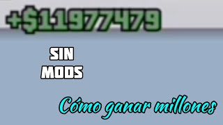 GTA V Modo historia  Cómo ser millonario sin Mods [upl. by Meeharbi]