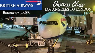 British Airways A380 BUSINESS CLASS Club World Los Angeles to London [upl. by Goodard305]