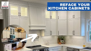 Reface Your Kitchen Cabinets EASY DIY Remodel [upl. by Fortunio270]