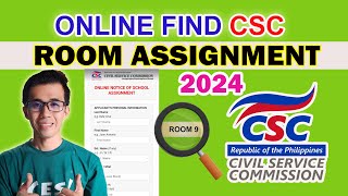 PAANO MALAMAN ANG ROOM ASSIGMENT SA CIVIL SERVICE COMMISSION ONLINE  TAGALOG TIPS 2024 [upl. by Radu]