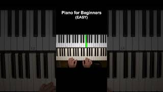 Piano Made Simple EASY Song For Beginners [upl. by Hazen583]