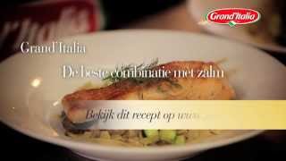 GrandItalia Tagliatelle alluovo con Salmone [upl. by Ydaj]