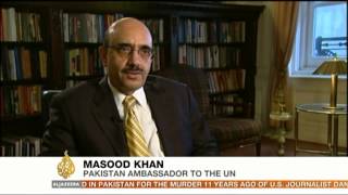 Masood Khan Pakistans UN ambassador on Afghanistan [upl. by Issy772]