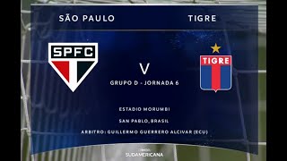 San Pablo Vs Tigre 20  Jornada 6  Sudamericana 2023  Encuentro Completo [upl. by Monetta833]