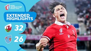 Was this the best game of the pool stage  Wales v Fiji  Rugby World Cup 2023 Extended Highlights [upl. by Yur891]