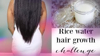 Rice Water hair growth challenge beastmode [upl. by Jeannette]