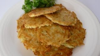 CRISPY FRIED POTATO CAKES  How to make FRIED POTATO CAKES recipe [upl. by Natehc]