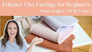 Quick and Easy Polymer Clay Earrings Tutorial [upl. by Mars]