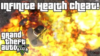 GTA 5 Infinite HealthInvincible Cheat  XBOX 360 amp PS3 [upl. by Herra]