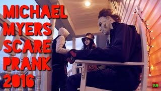 Halloween Michael Myers Scare Prank 2016 [upl. by Celio788]