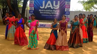 Cut Songs Dance Performance XI Girls  Pongal Celebration  Jay Group of Schools  Jay School [upl. by Asylla363]