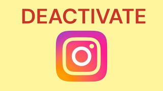 How To Deactivate the Instagram Account [upl. by Ahsinod]