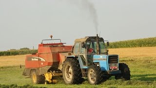 Loonw Verdonck uit Watou  gras persen  Landini 14500 met New Holland BB 940 A [upl. by Nivrehs238]