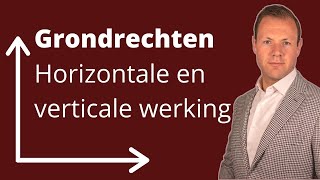 Horizontale en verticale werking van grondrechten  Korte uitleg [upl. by Nordine]