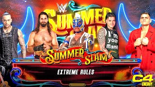 WWE 2K23 Rey Mysterio vs Dominik Mysterio vs Damian Priest vs Seth Rollins vs Gunther [upl. by Cuhp410]