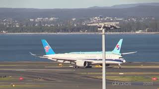 China Southern A350941 B30AL  Arrival amp Departure from Sydney [upl. by Uria408]