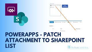 PowerApps  Patch attachment to SharePoint list [upl. by Nnylahs]