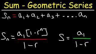 How To Derive The Sum Formula of a Geometric Series [upl. by Damick923]