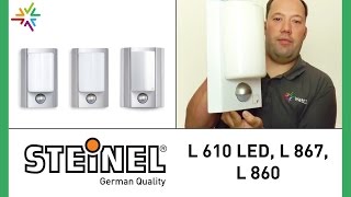 STEINEL L 610 LED L 867 L 860 Außenleuchte watt24Video Nr 101 [upl. by Monica10]