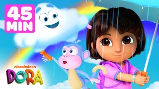 Dora amp Boots Chase A Cloud amp More Fantastic Full Episode Adventures ☁️ 45 Minutes  Dora amp Friends [upl. by Aimas]