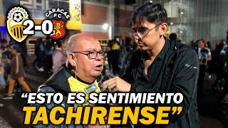 REACCIÓN de los hinchas  TÁCHIRA 20 CARACAS [upl. by Deena799]