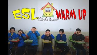 NEW WARM UP  BODY PARTS  ESL WARMER  ESL teaching tips [upl. by Nyrtak412]