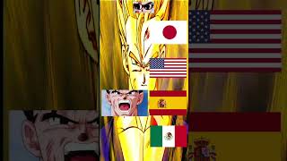 El grito de gohan vs Broly en varios doblajes dragonball dbs dbz dbgt gohan broly goku [upl. by Nagol]