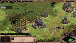 nomad 1v1 Bulgarians Teutones AOE2 [upl. by Kliman]