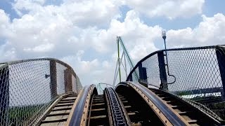 Hurler Front Seat POV 2015 FULL HD Carowinds [upl. by Worthy]