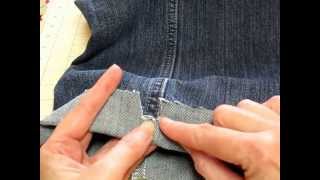 Hemming Jeans The Easy Way [upl. by Ferdy]