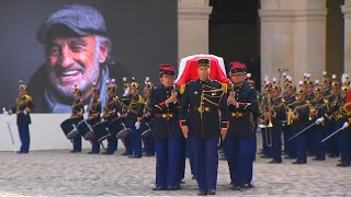 JeanPaul Belmondo  hommage aux Invalides Ennio Morricone  Chi Mai [upl. by Wulf]