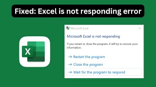 Excel not responding hangs freezes or stops working [upl. by Einnahc]