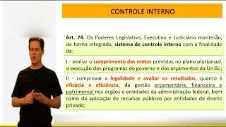 AFO para concursos públicos  Sistemas Controle Interno [upl. by Sillek]