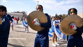 Young Audience vs John Ehret Drumline battle 2024  MLK parade Full coverage HD 4K [upl. by Adraynek448]